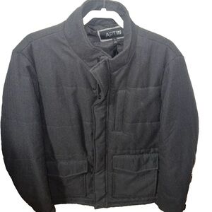 Apt 9 Men’s Winter Coat Zip/Button Front /Dark Gray XL